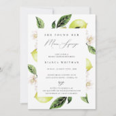 Botanische Lemons Main Squeeze Vrijgezellenfeest Kaart (Voorkant)