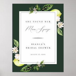 Botanische Lemons Vrijgezellenfeest Poster