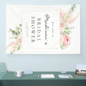Botanische Lente Bruidsdouche Spandoek (Beurs)