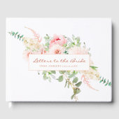 Botanische lente bruidsmeisjesfeest gastenboek (Voorkant)