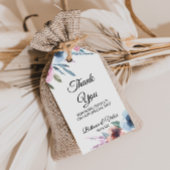 Botanische lente Floral en Chic dank u Cadeaulabel