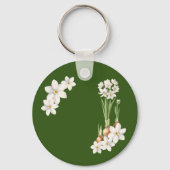 Botanische lentegroen Sleutelhanger (Voorkant)