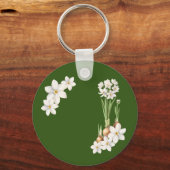 Botanische lentegroen Sleutelhanger (Voorkant)