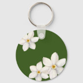 Botanische lentegroen Sleutelhanger (Achterkant)