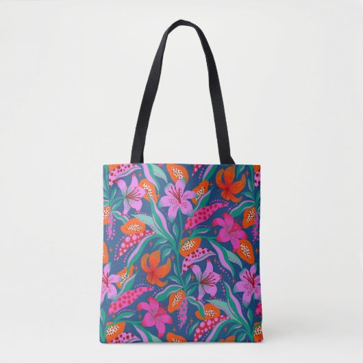 Botanische Levendige Tuin Tote Bag (Voorkant)