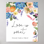 Botanische liefde is fijn om een Poster te behande (Voorkant)