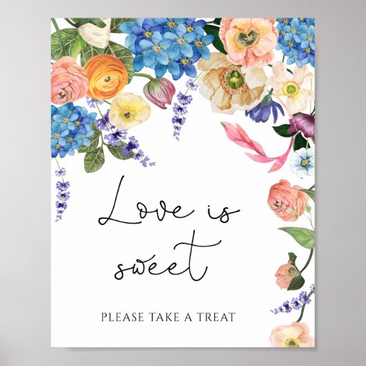 Botanische liefde is fijn om een Poster te behande (Voorkant)