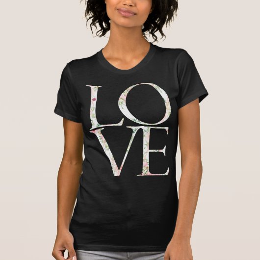 Botanische liefde t-shirt (Voorkant)