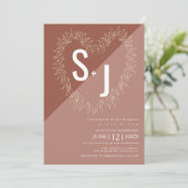 Botanische lijn Kunst met hartstochtelijke weduwna Kaart (Staand voorkant)