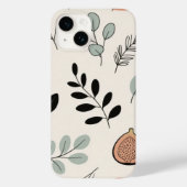 Botanische lijnen - Earth Leaf Art Phone Case (Achterkant)