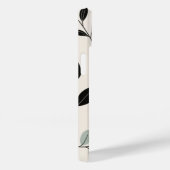 Botanische lijnen - Earth Leaf Art Phone Case (Achterkant / Rechts)