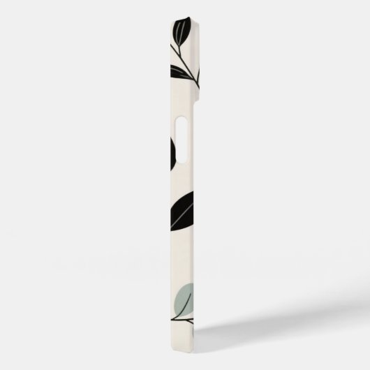 Botanische lijnen - Earth Leaf Art Phone Case (Achterkant / Rechts)