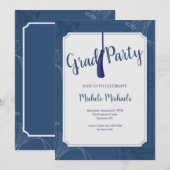 Botanische Lijst Afstuderen Invitation Kaart (Voorkant / Achterkant)