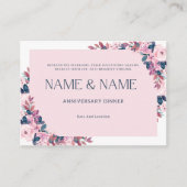 Botanische Lijst Jubileum Uitnodiging Kaart (Voorkant)