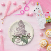  botanische Lila 95e verjaardag PP Papieren Bordje (Feest)