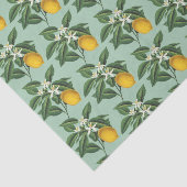  botanische limoenbloesem Groen Tissuepapier (Detail)