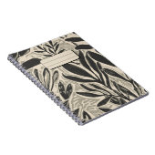 botanische linocut notitieboek (Rechterzijde)