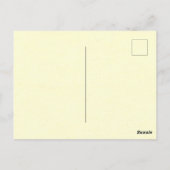 Botanische  lokale groenteboer briefkaart (Achterkant)