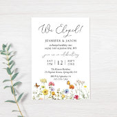 Botanische loterij met wilde bloemen kaart