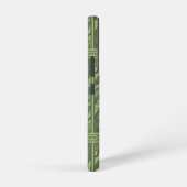 Botanische Lotus Panel Patroon - De Witte Lotus Samsung Galaxy Hoesje (Rechterkant)