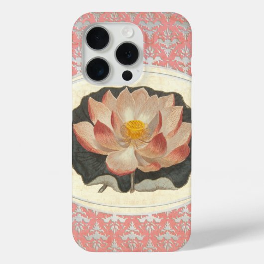  Botanische Lotusbloesem Elegante Yoga Case-Mate iPhone Case (Achterkant)