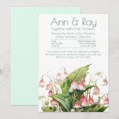 Botanische Loveliness Uitnodiging (Voorkant / Achterkant)