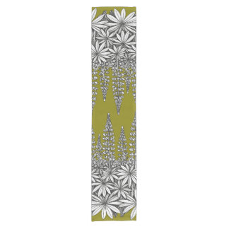 Botanische Lupine Mosterd Gele Tafelloper
