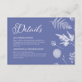  botanische maagdenpalmdetails Kaart invoegen