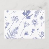 botanische maagdenpalmdetails Kaart invoegen (Achterkant)