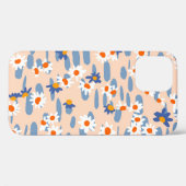 Botanische madeliefjes: naadloos patroon. Case-Mate iPhone case (Achterkant (horizontaal))
