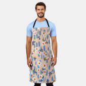 Botanische madeliefjes:  naadloos patroon. schort (Gedragen)