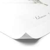 BOTANISCHE "MADONNA LILY" REDOUTÉ POSTER (Hoek)