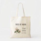  botanische magnolia bloemen die een eerbewijs zij tote bag (Voorkant)