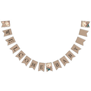 Botanische magnolia floral vlaggetjes