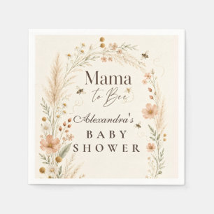 Botanische Mama To Bee Baby Shower Servet