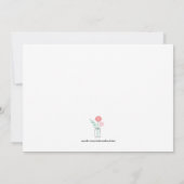 Botanische Mason Jar Vrijgezellenfeest Kaart (Achterkant)