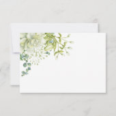 Botanische Matrimonie RSVP-kaart (Achterkant)