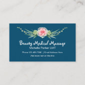 Botanische medische massagetherapie visitekaartje (Voorkant)