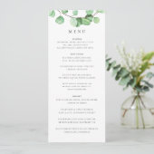 Botanische menu Eucalyptus (Staand voorkant)