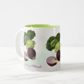  Botanische "Mijn Toewijzing Kolen" Tweekleurige Koffiemok (Voorkant links)