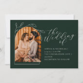 Botanische minimale uitnodiging tot het sturen van (Voorkant)