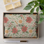 Botanische Mistletoe Classic Floral Art Pattern Tissuepapier (Geschenk)