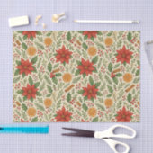 Botanische Mistletoe Classic Floral Art Pattern Tissuepapier (Craft)