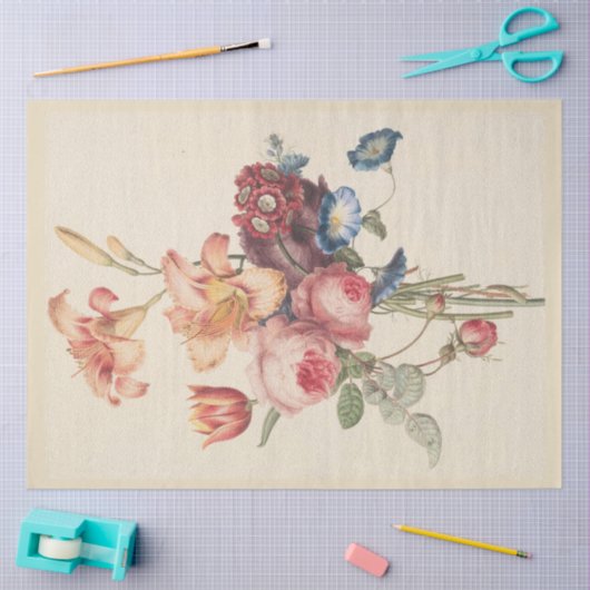  botanische, moderne, populaire bloemkool tissuepapier (Craft)