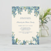 Botanische Moederdag Brunch Fotouitnodiging Kaart (Staand voorkant)