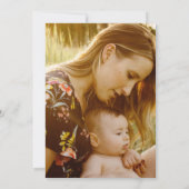 Botanische Moederdag Brunch Fotouitnodiging Kaart (Achterkant)