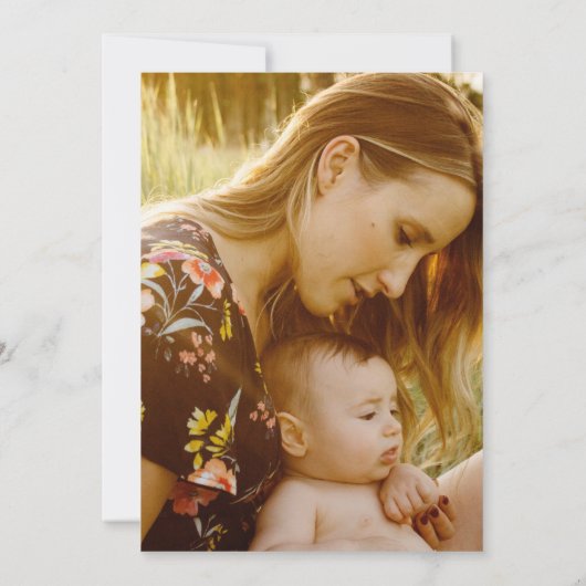 Botanische Moederdag Brunch Fotouitnodiging Kaart (Achterkant)