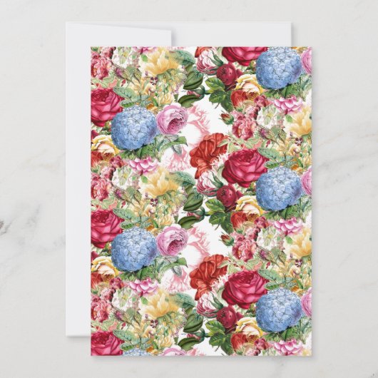  botanische Moederdag Brunch Kaart (Achterkant)