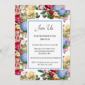 botanische Moederdag Brunch Kaart (Voorkant / Achterkant)