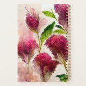 Botanische Moederdag Celosia Tuin Planner (Achterkant)